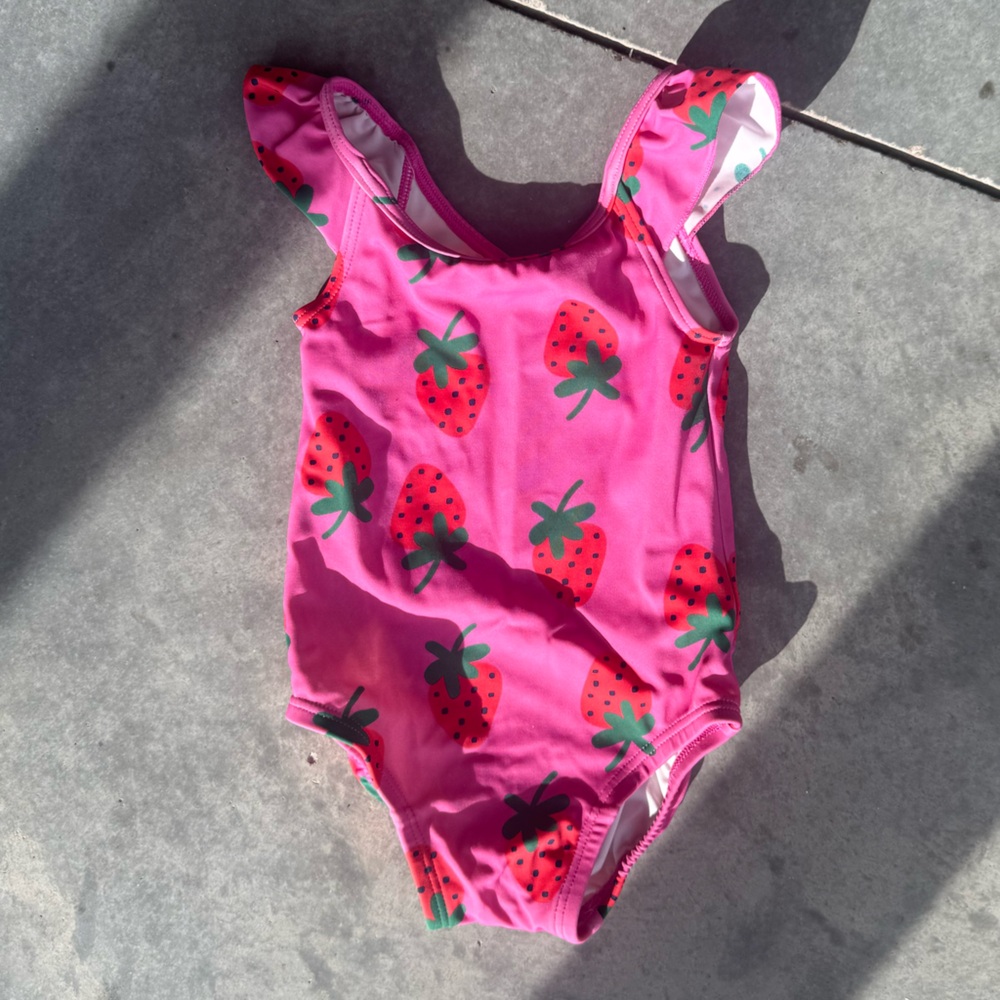 Hanna Andersson Strawberry One-Piece Swimsuit